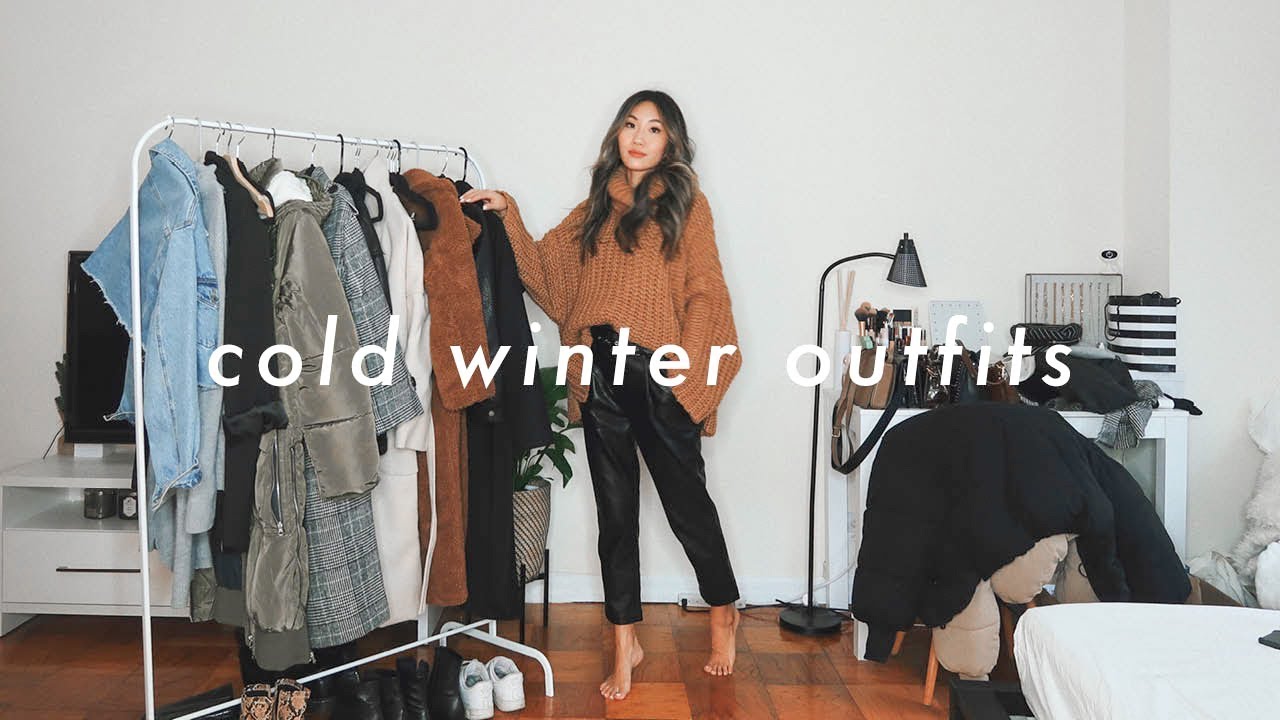 CASUAL COLD WINTER OUTFITS | layering for freezing winter