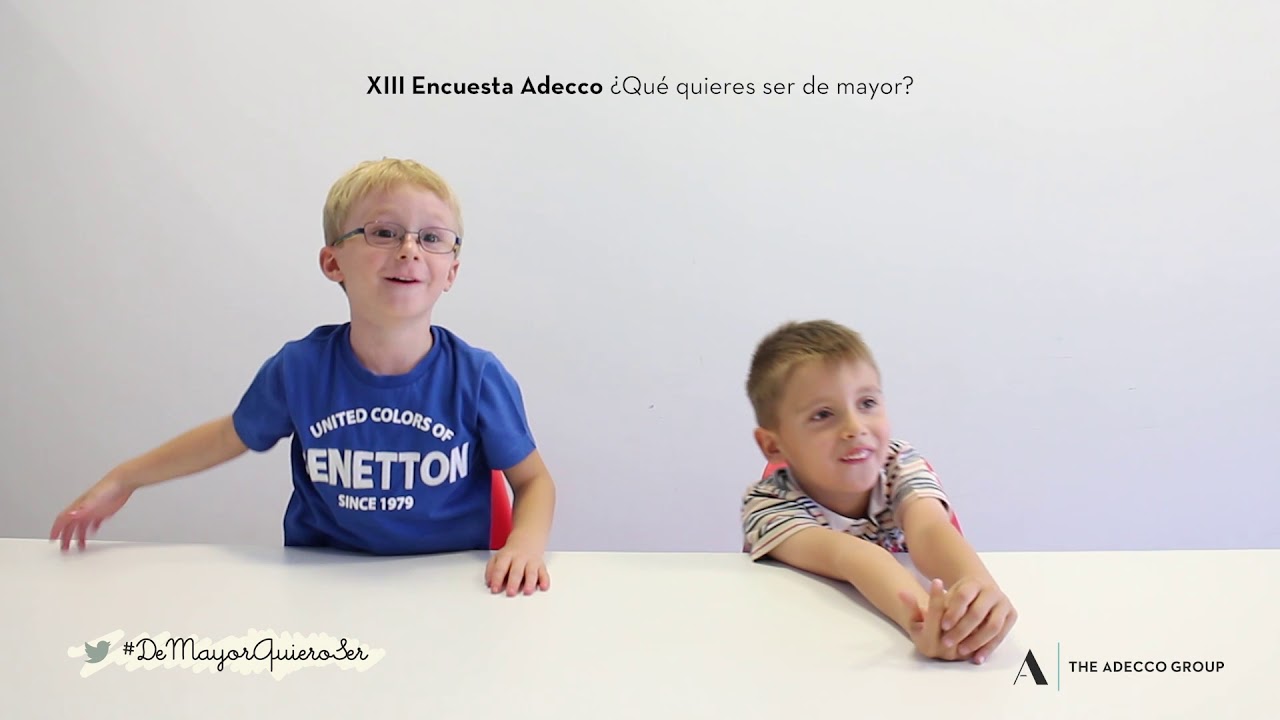 [MAKING OF] XIII Encuesta Adecco Qué Quieres Ser de Mayor #DeMayorQuieroSer