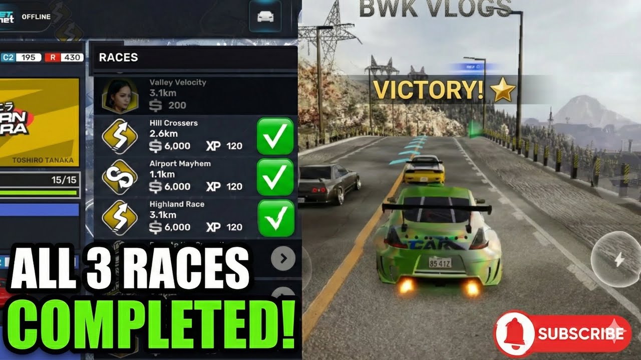 CarX Street: Western Sierra Walkthrough | Hill Crossers & Airport Mayhem Completed ✅
