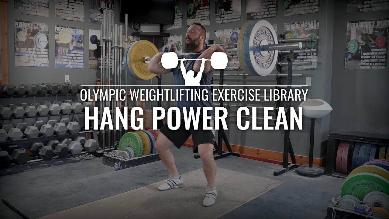 Hang Power Clean | Biblioteka ćwiczeń podnoszenia ciężar&oacute;w olimpijskich