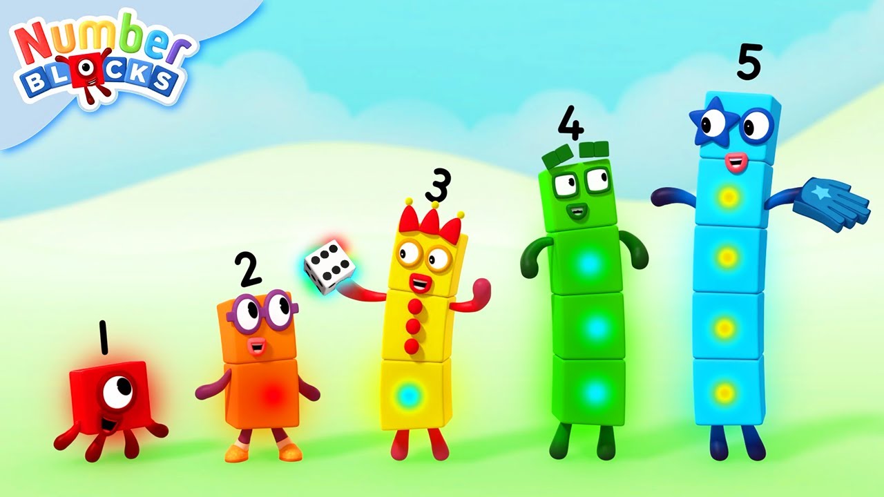 Matemática COLORIDA! 🌈 | Episódios completos | Aprenda a contar - Numberblocks em português