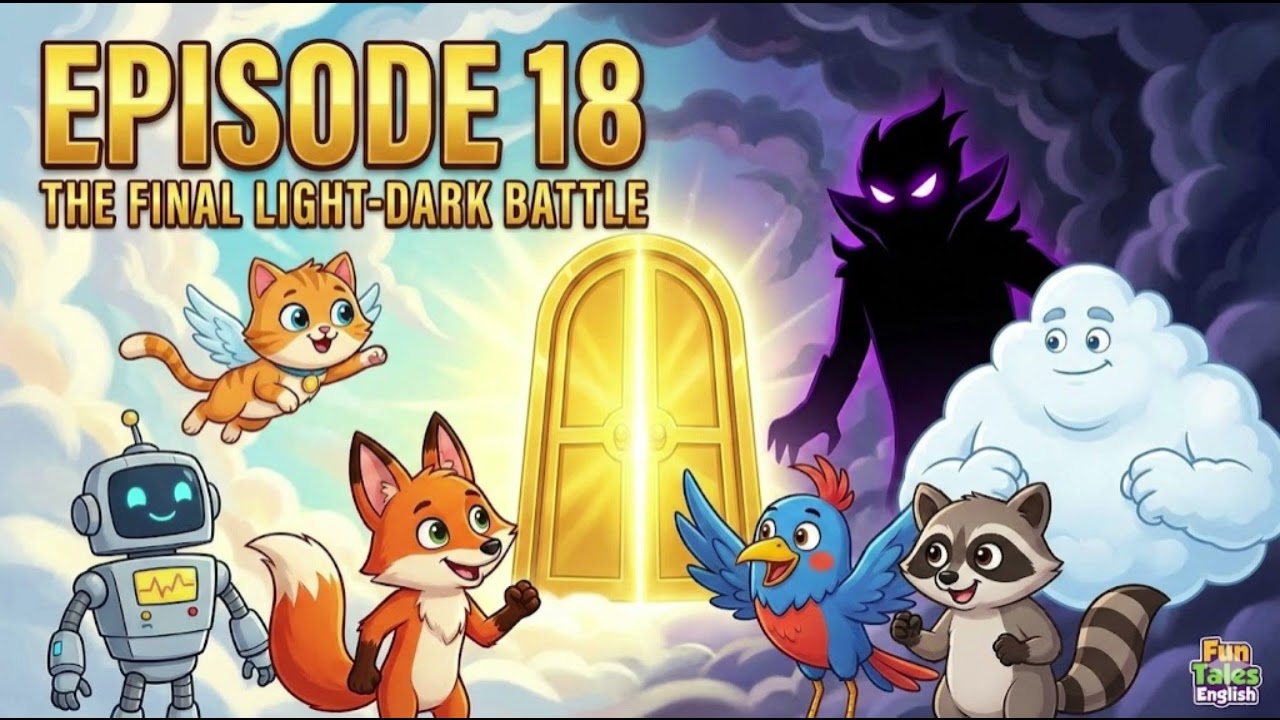 Mickey & All Disney Friends vs Dark Heart Lord! | Fun English Story Ep.18