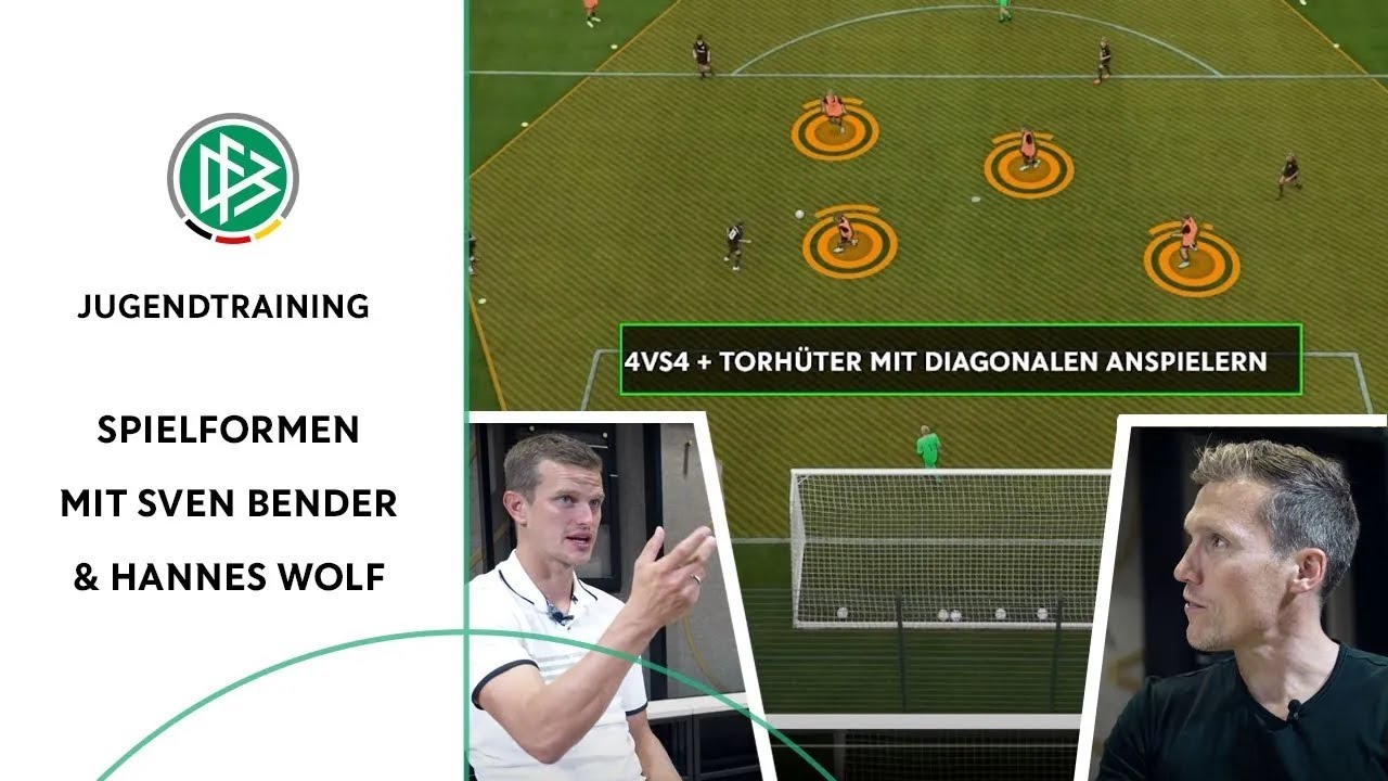 Von der Umkleidekabine auf den Trainingsplatz (3) mit Hannes Wolf und Sven Bender