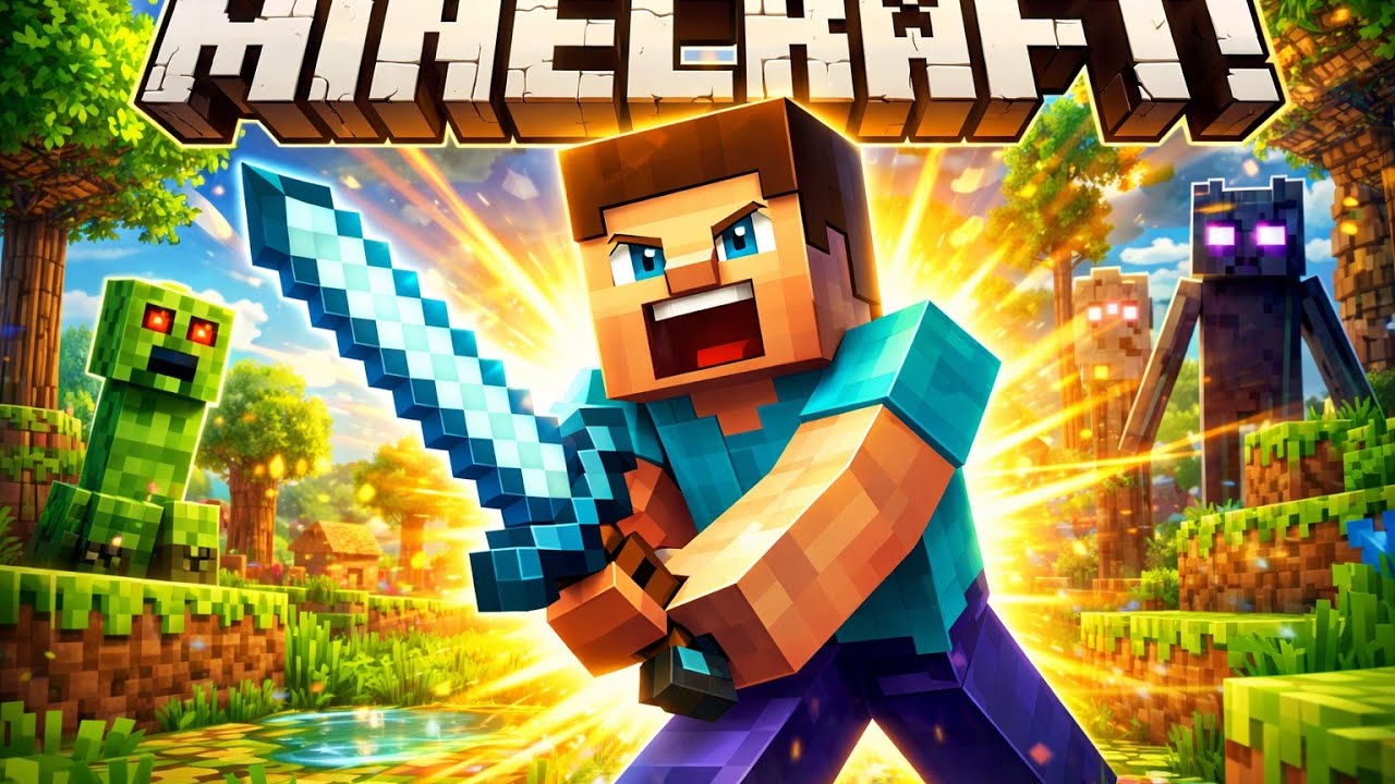 “Minecraft Quest: Full Iron Armor & My First Base”