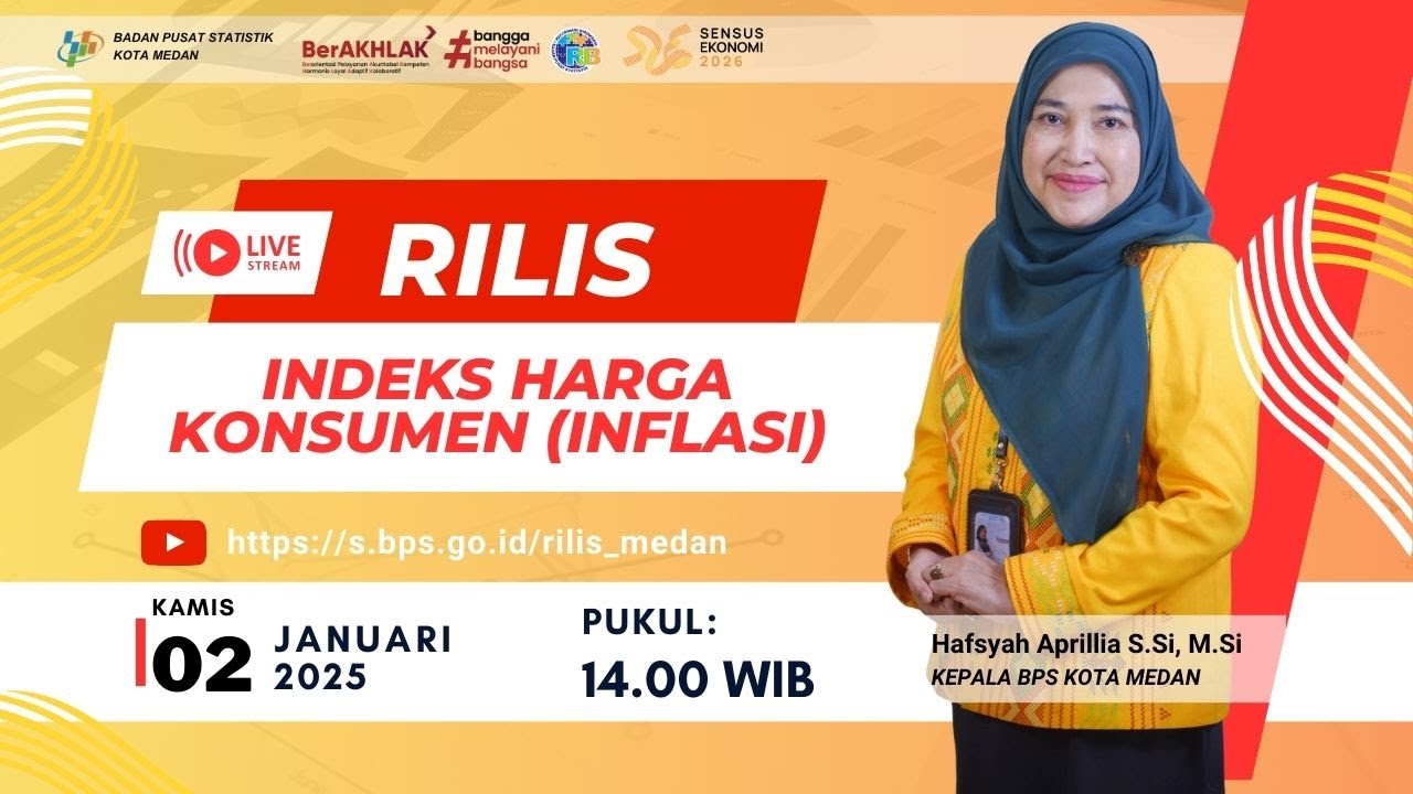 [RILIS BPS KOTA MEDAN] 2 JANUARI 2025