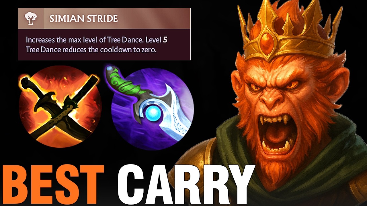 Immortal Monkey King Safe Lane – Best Carry for MMR Climb | Patch 7.40c