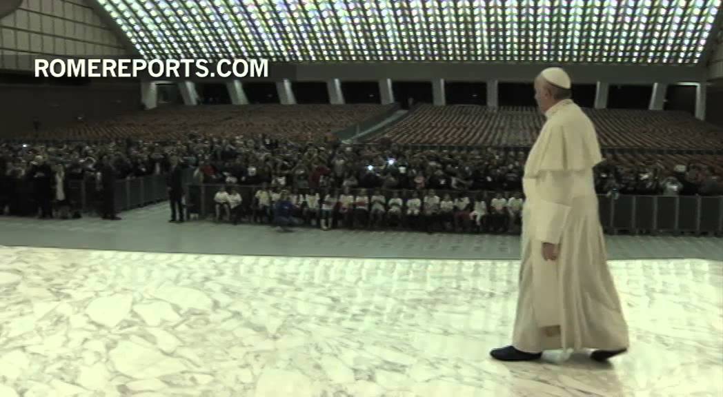 Pope Francis celebrates his birthday with children treated at Catholic clinic