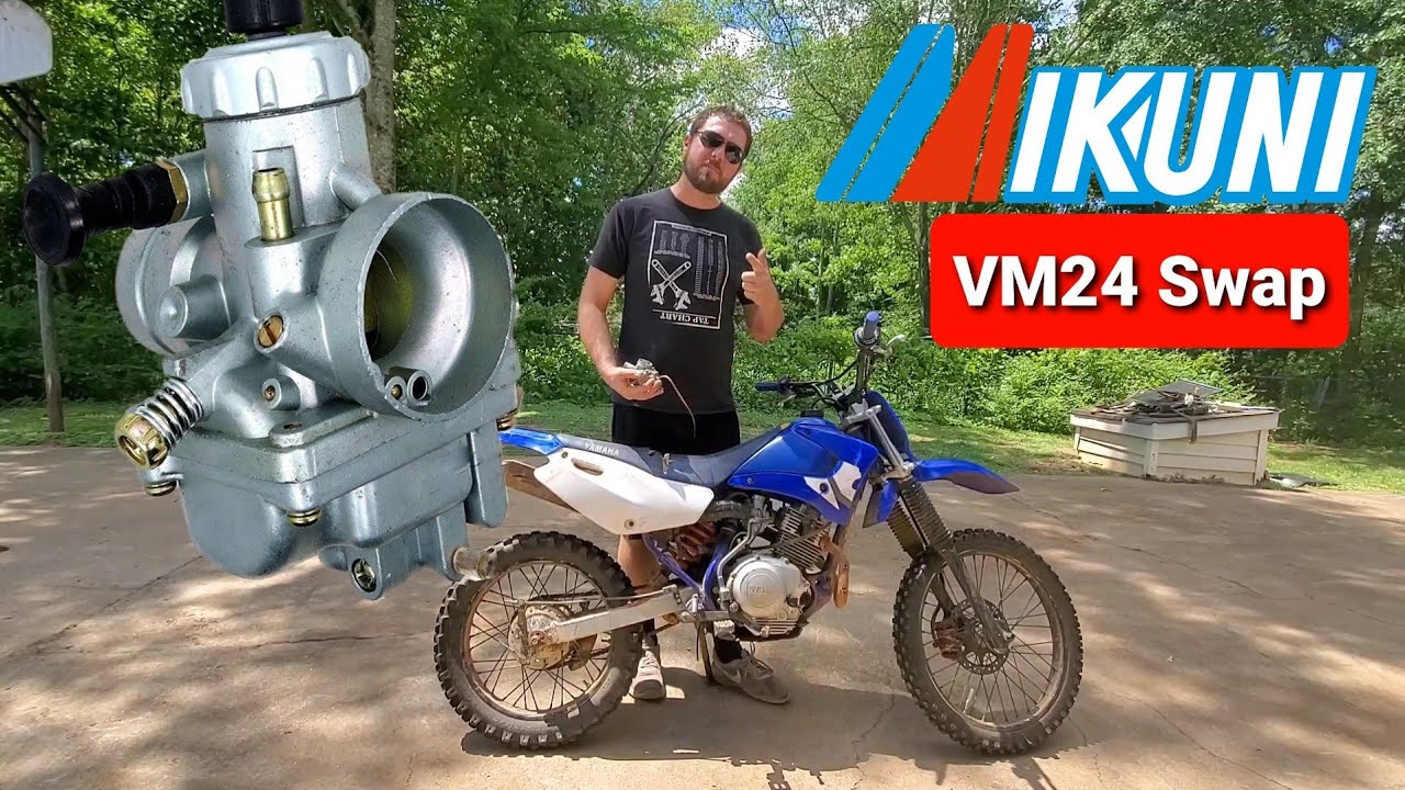 Замена карбюратора VM24 - TTR125 — больше мощности!