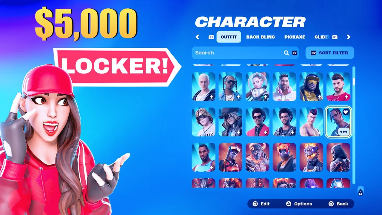 Мой витринный шкафчик Fortnite 2025 года! (Дорого)