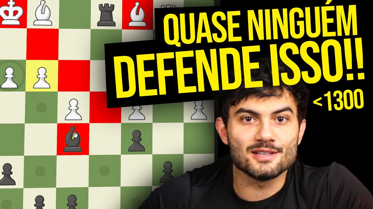 PUNINDO erros comuns de iniciantes no xadrez usando a Caro-Kann!!
