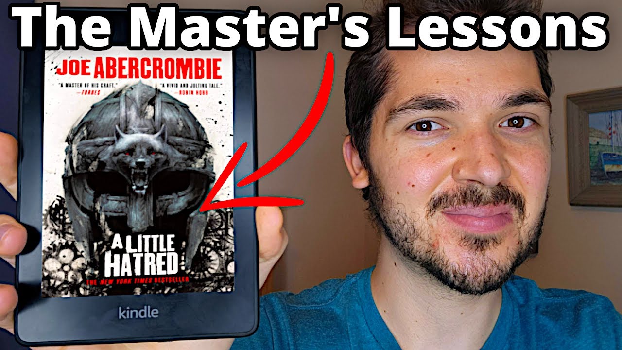 I learned to write character voice by studying Joe Abercombie | writing vlog