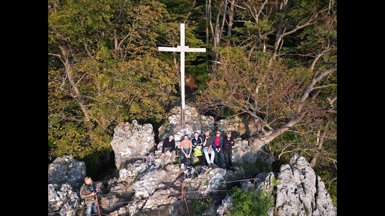 DJI Flug, Sonnenuntergang am Glatzenstein und Festung Rothenberg, 91220 Schnaittach in 4k