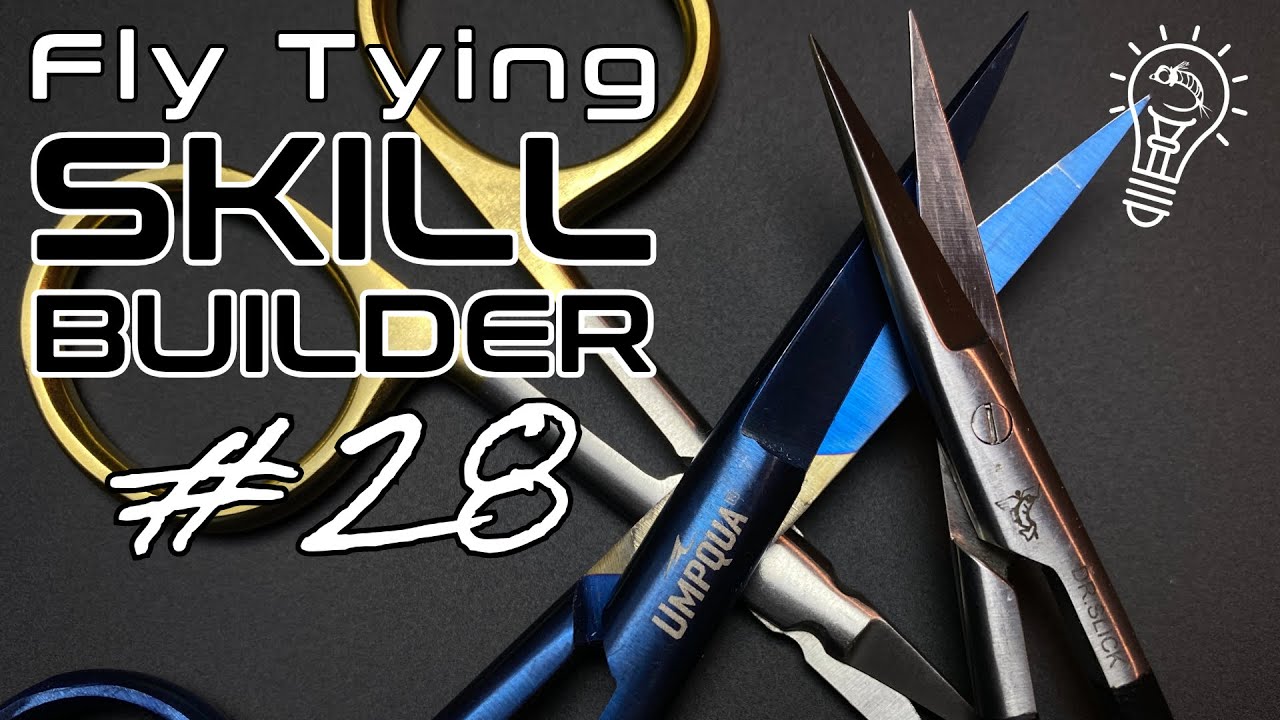 Fly Tying Skill Builder #28 | Scissor Control, UNIVERSAL Hook Sizing, & Using Snowshoe HARE'S FOOT!