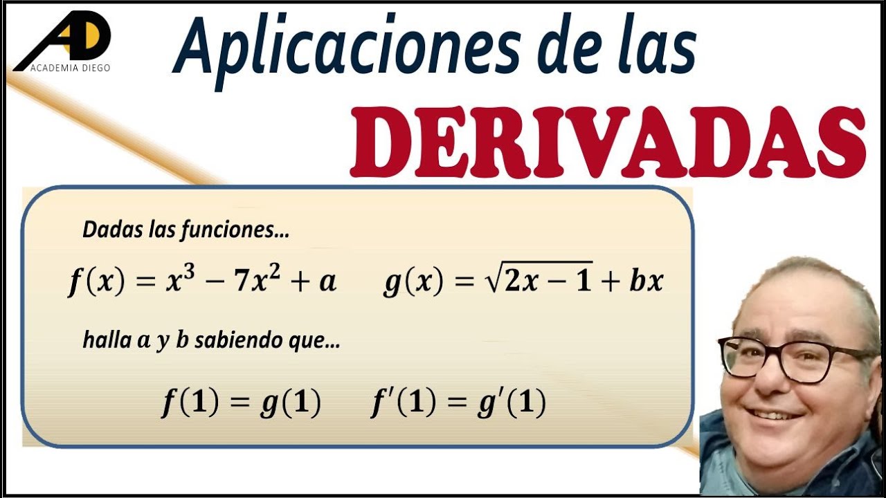 Aplicaci&oacute;n de derivadas. C&aacute;lculo de los coeficientes a, b  Academia DIEGO