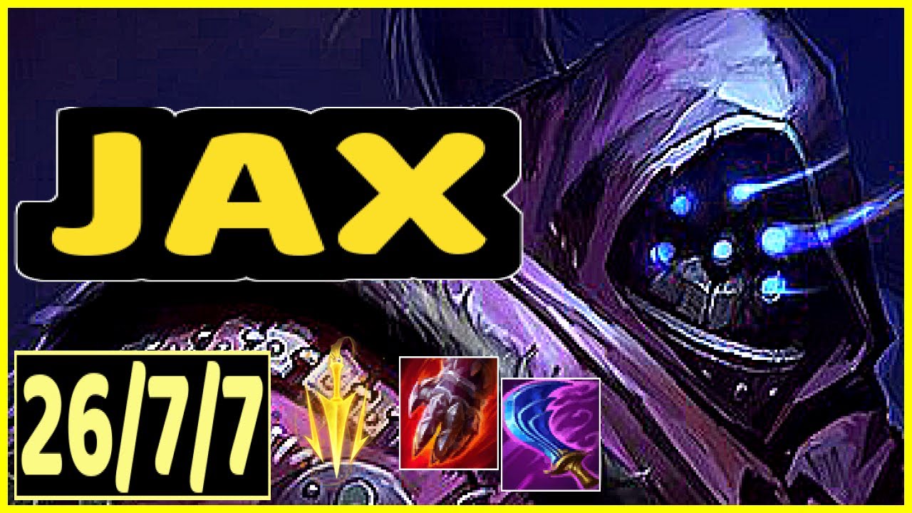 JAX VS PANTHEON - 26/7/7 KDA JUNGLE GAMEPLAY