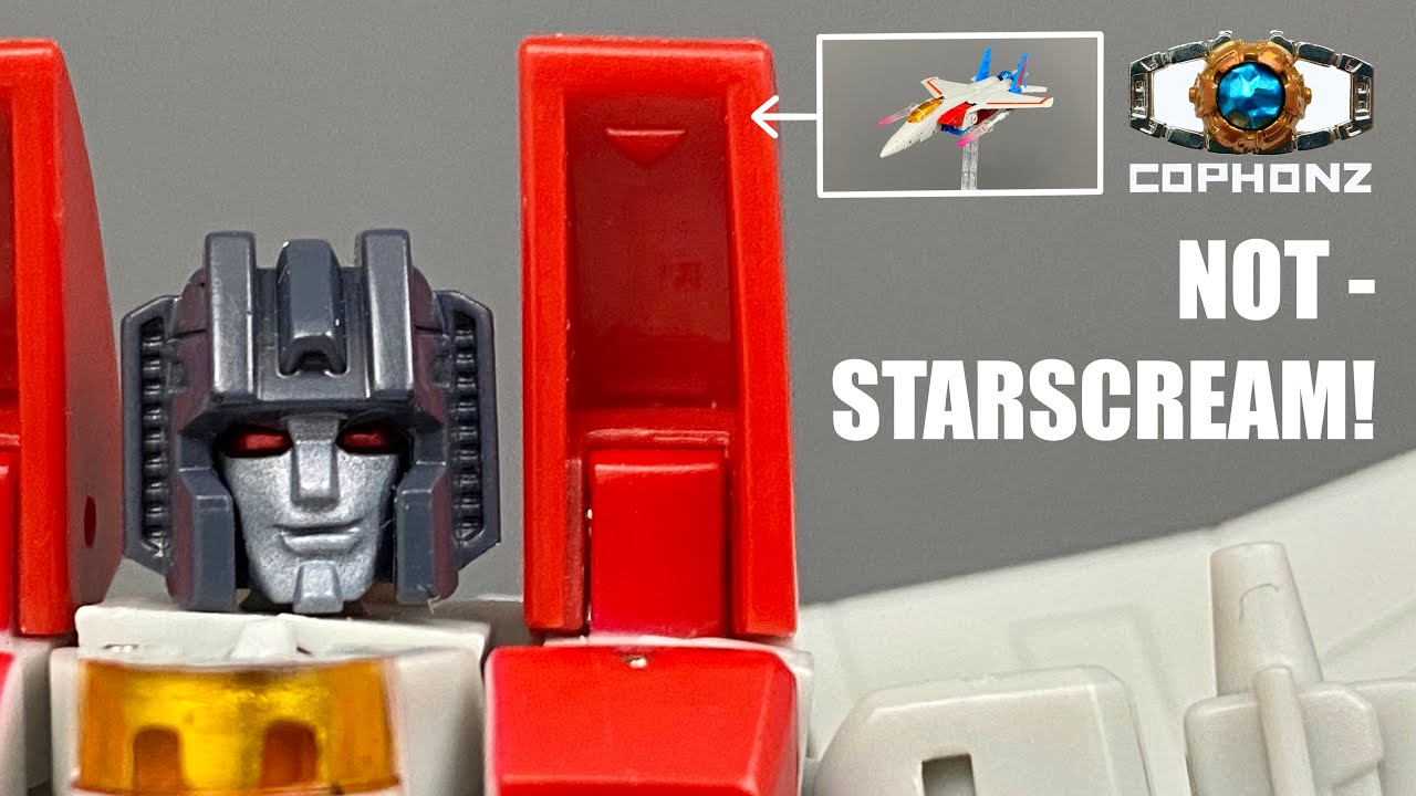 Transformers transformed! STARSCREAM, Newage Lucifer, clear transformation + showcase!