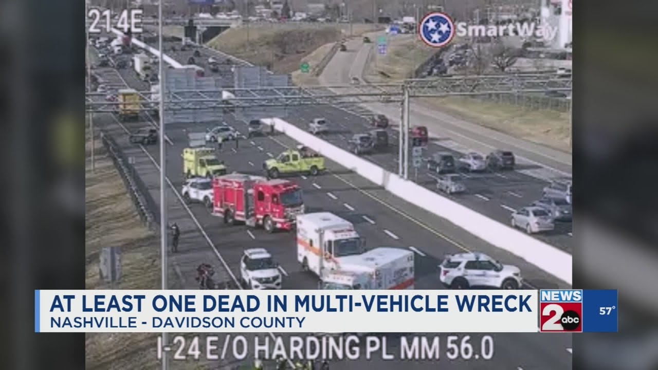 I-24E reopens near Harding Place following deadly crash involving motorcycle, tractor-trailer