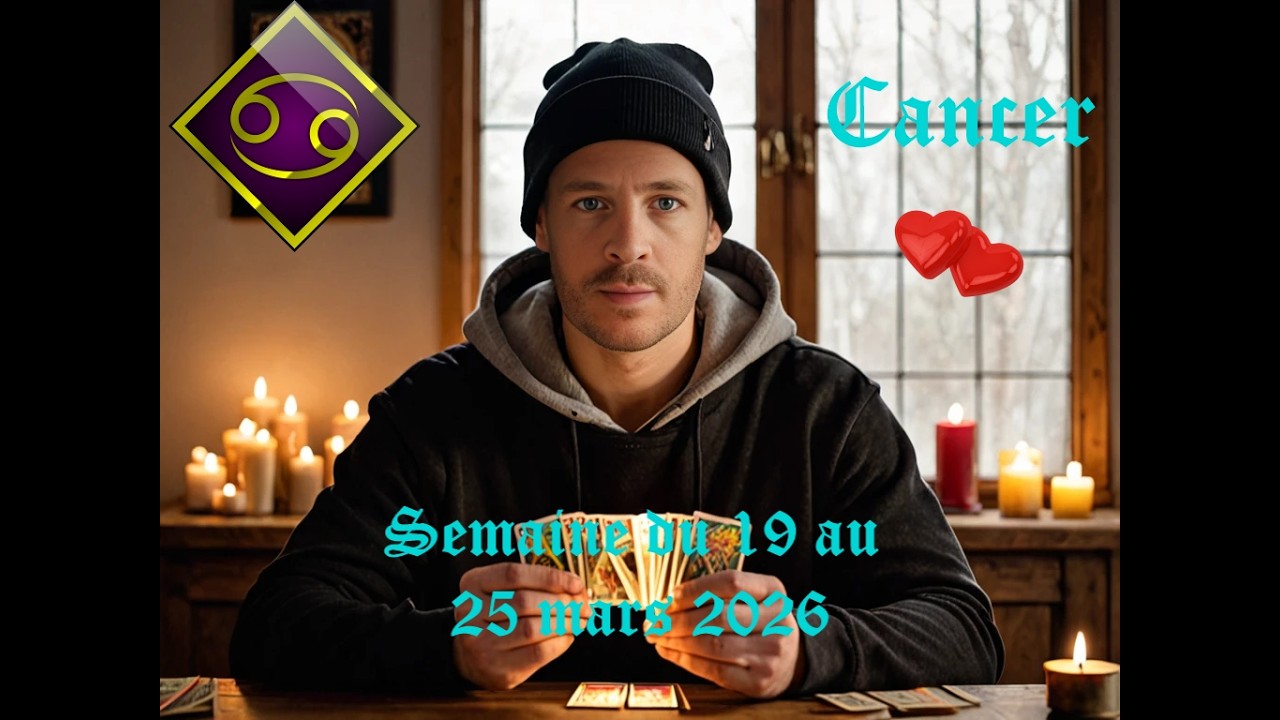 ❤️Cancer❤️ 19 au 25 mars 2026 - Il/Elle vous aime mais n'est pas encore prêt(e)
