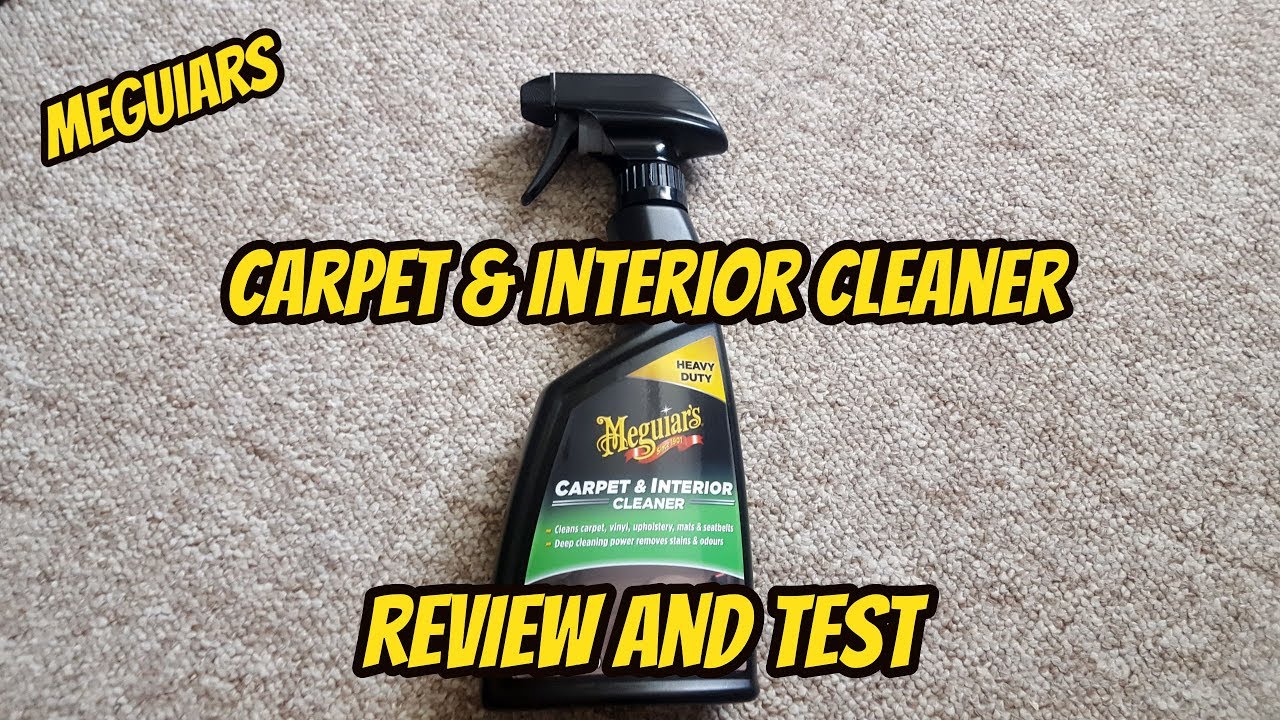 Meguiars Carpet & Interior Cleaner Review and Test