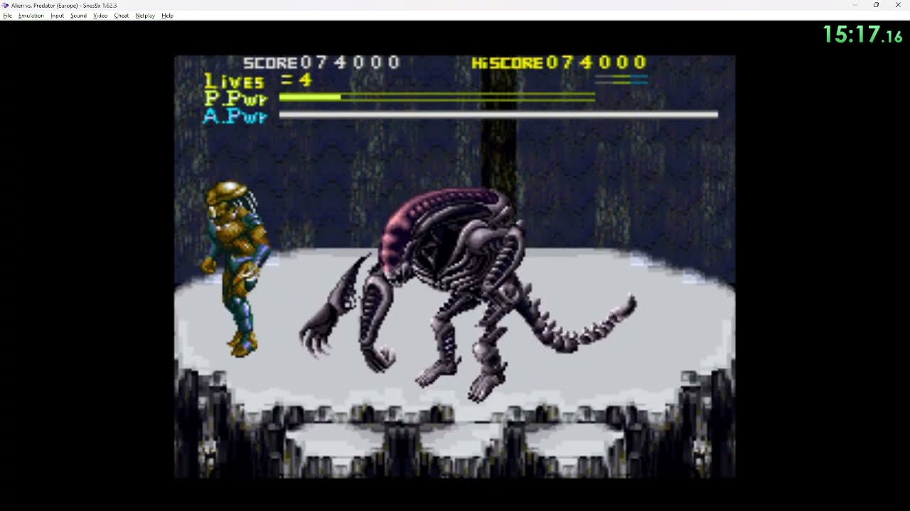 Aliens vs. Predator SNES speedrun