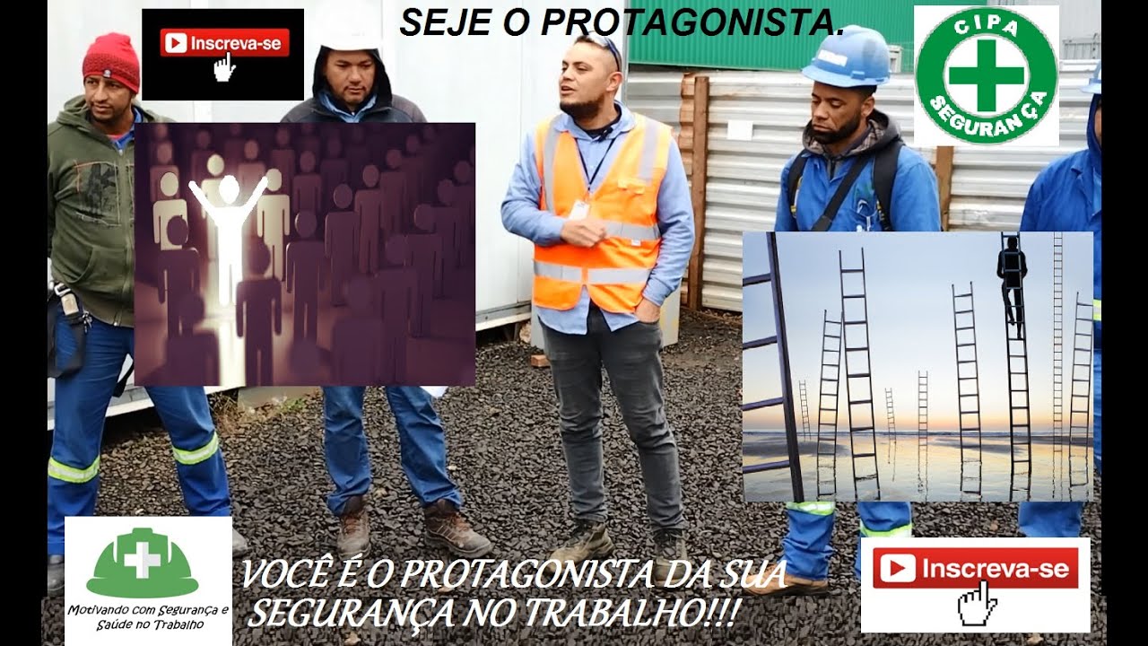 DDS/Palestra motivacional; Você é o Protagonista da sua segurança no trabalho (Rômulo Veras)