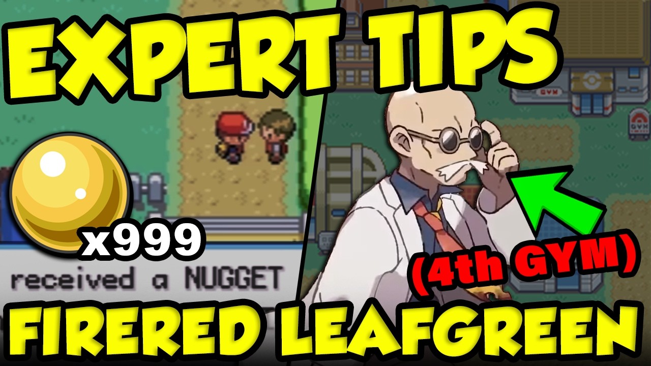 Советы и хитрости для опытных игроков в Pokémon FireRed LeafGreen — продвинутые советы по Pokémon...