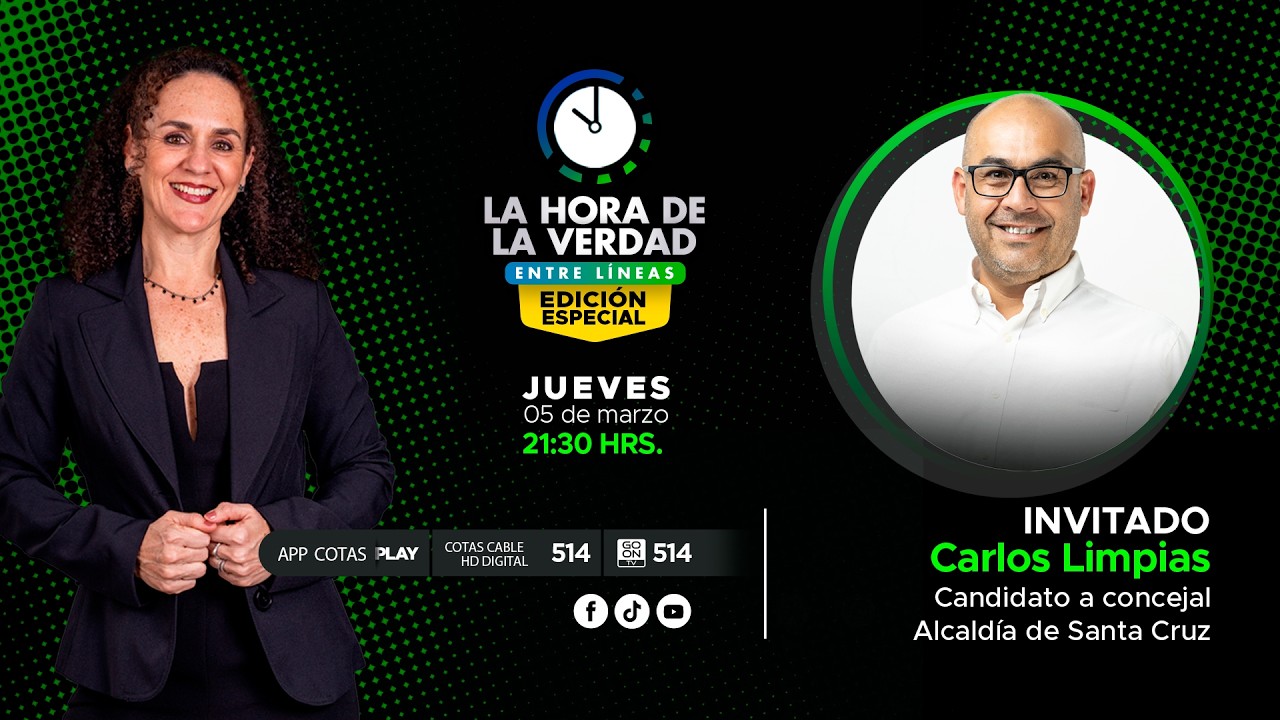 Carlos Limpias, postulante a primera concejal por la agrupación ciudadana VOS.