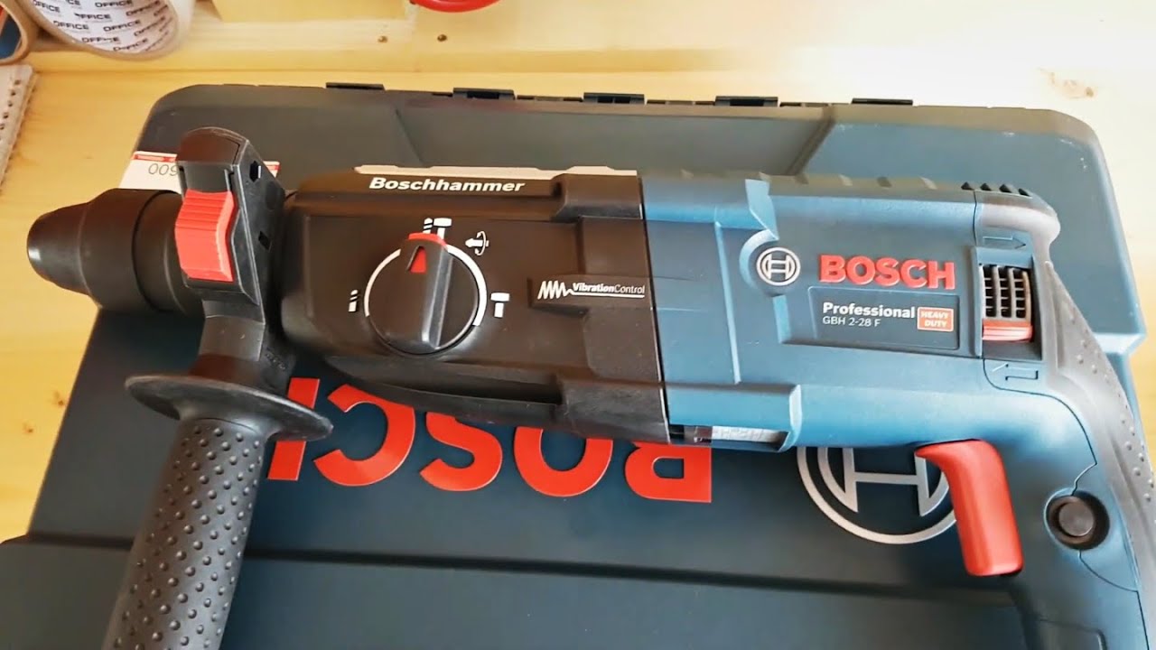 Testing my new Rotary Hammer Drill Bosch GBH 2-28 F