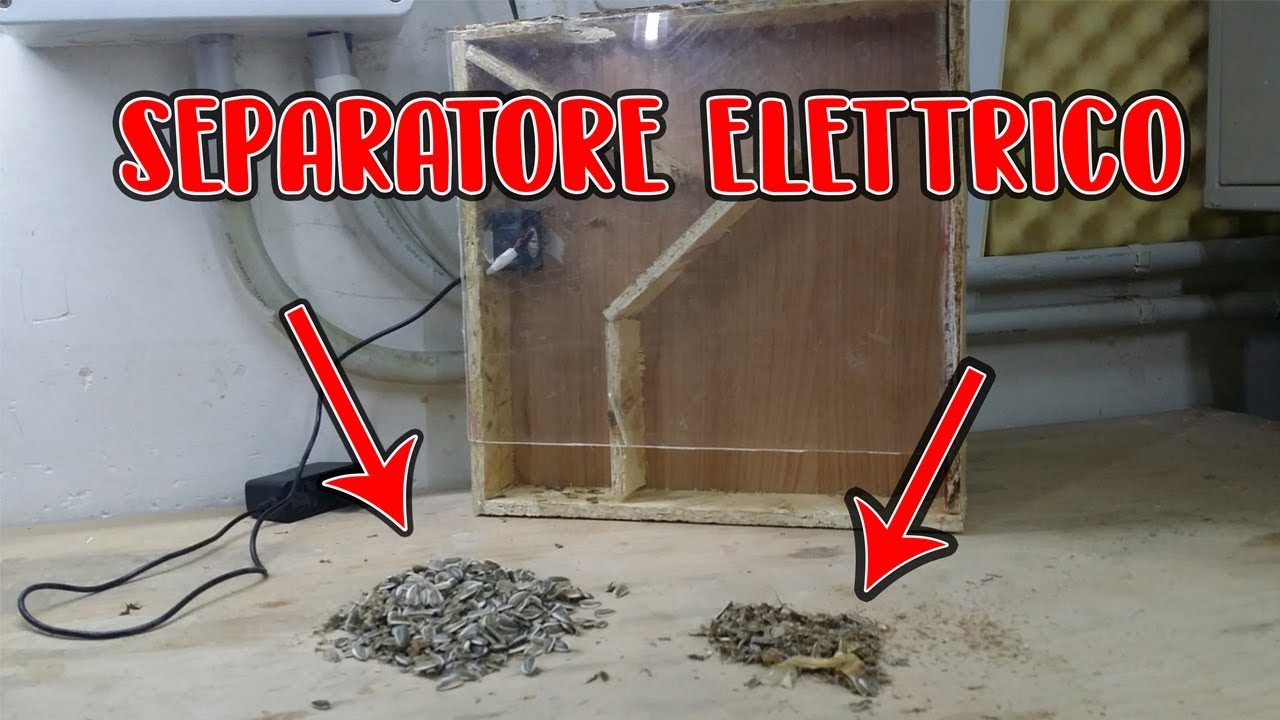 SEPARATORE DI SEMI FAI DA TE