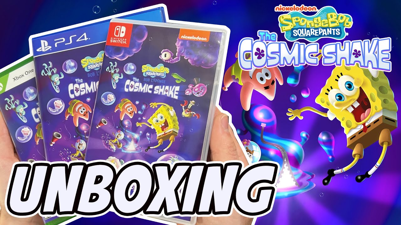 SpongeBob SquarePants: The Cosmic Shake (PS4/Switch/Xbox One) Unboxing