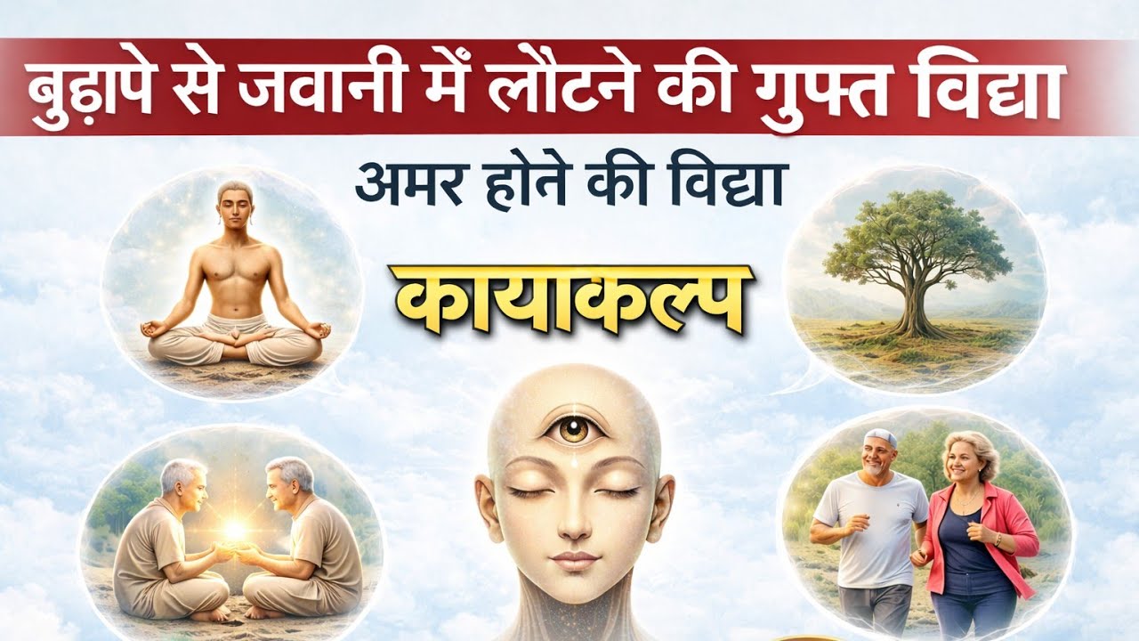 100 साल तक जवान रहने का रहस्य! | कायाकल्प, DNA Reprogramming & Anti-Aging Science