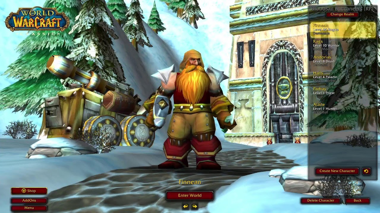 WoW Hardcore Finnean Dwarf Rogue - lvl 46