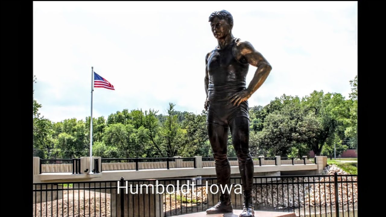 Mike Chapman in Humboldt, Iowa, Home of Frank A. Gotch