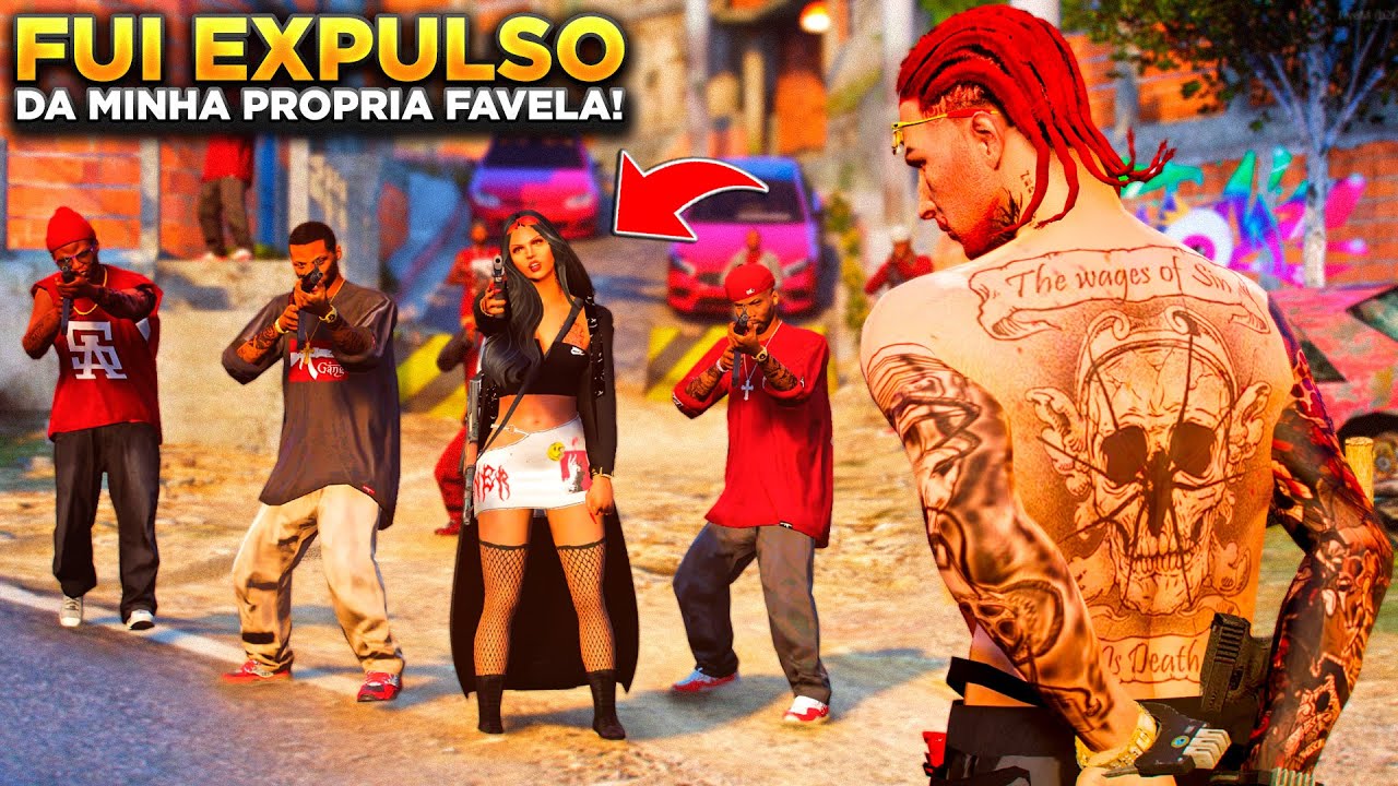 GTA V: VIDA DO CRIME | TÔ FERRADO! VOLTEI PRA CASA E A JUJU PERIGOSA TÁ NO COMANDO DA CIDADE!!💥|#170