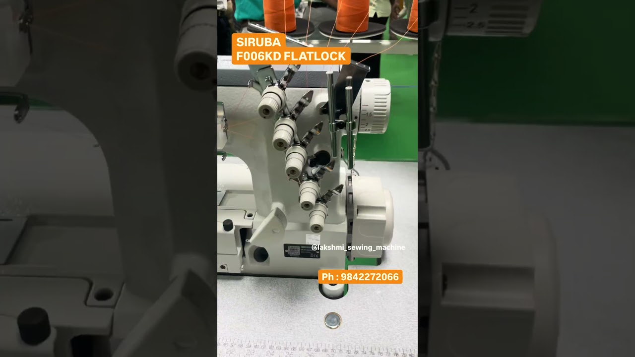 🧵 Siruba F006KD Flatlock Machine 