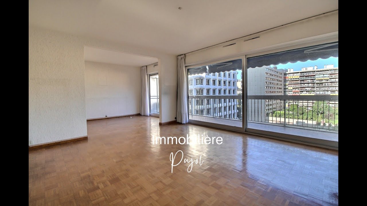 Vente appartement T3 résidence  le mediteranée 13006 Marseille