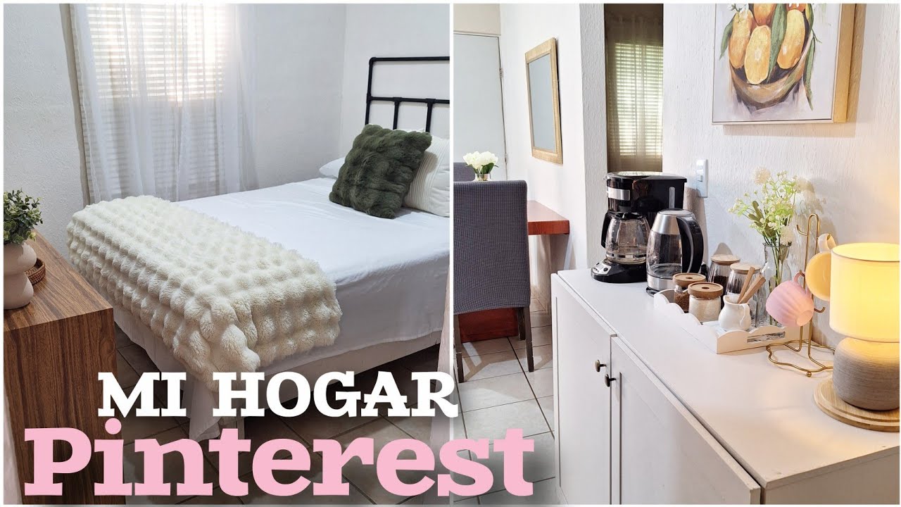 ✅️HICE ESTO y mi PEQUEÑA CASA parece de Pinterest 😍✨️ 
