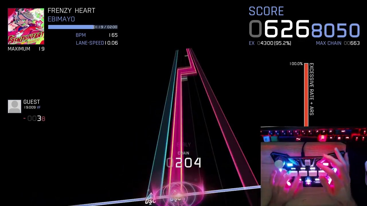 [USC/SDVX] 'FRENZY HEART' [MXM19] 984K hard pass