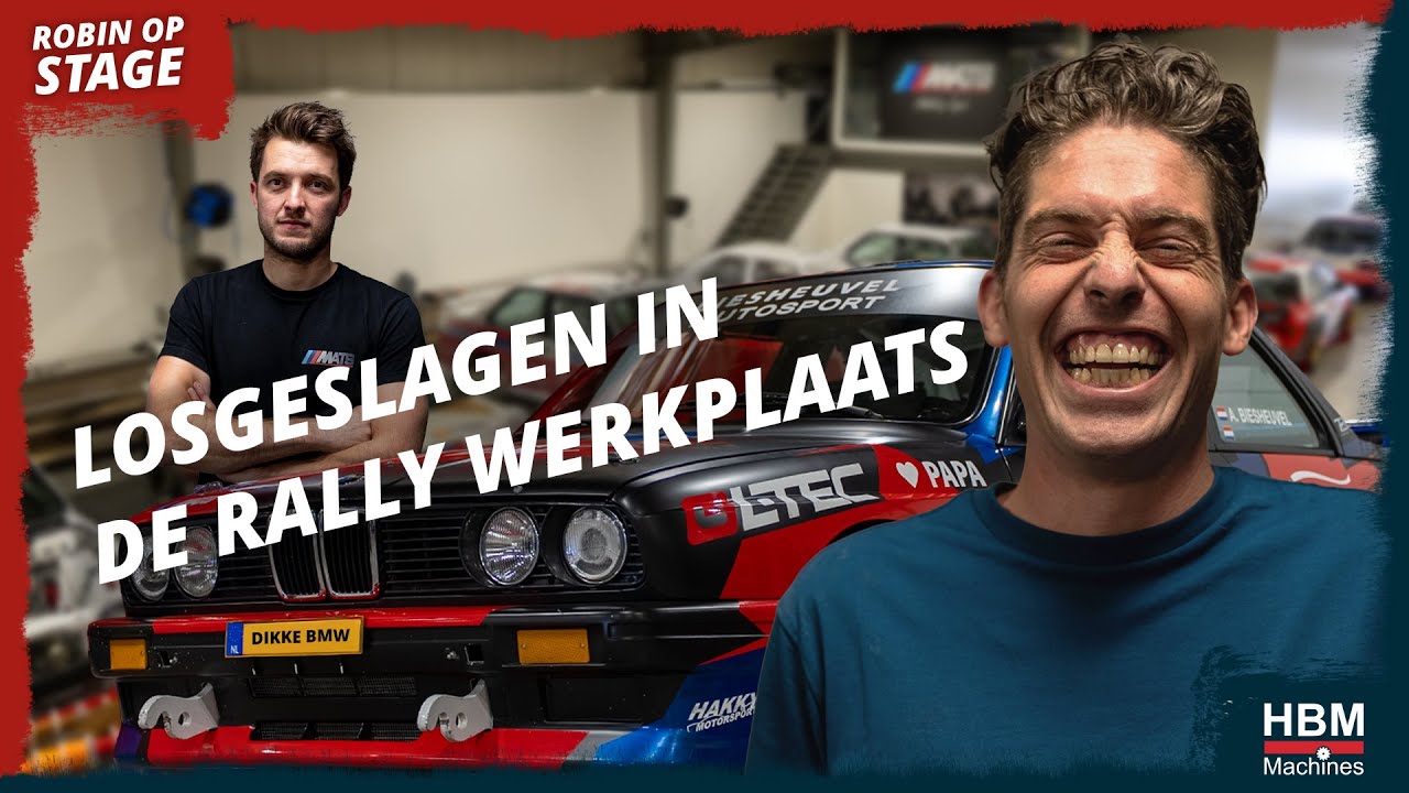 In 10 min een versnellingsbak wisselen! | Robin loopt stage in een rally werkplaats 🚘#1