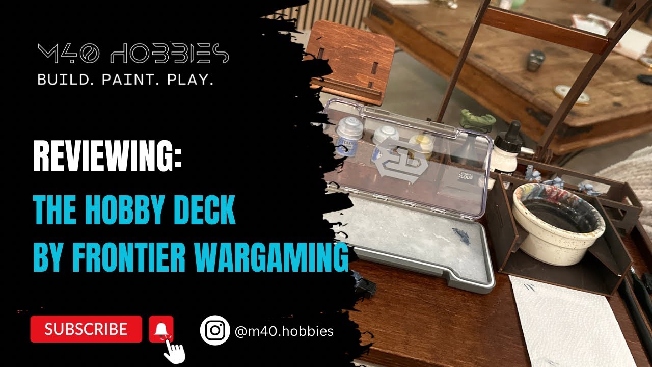 Unboxing and reviewing The Hobby Deck from Frontier Wargaming!