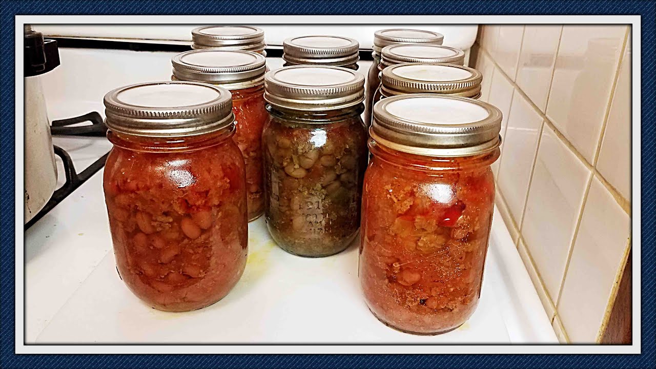 Safe Canning:  Chili Con Carne With Beans
