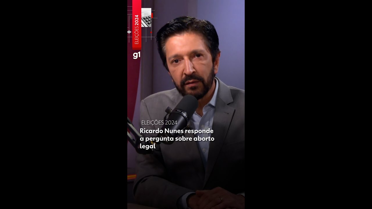 Ricardo Nunes responde a pergunta sobre aborto legal | Eleições municipais