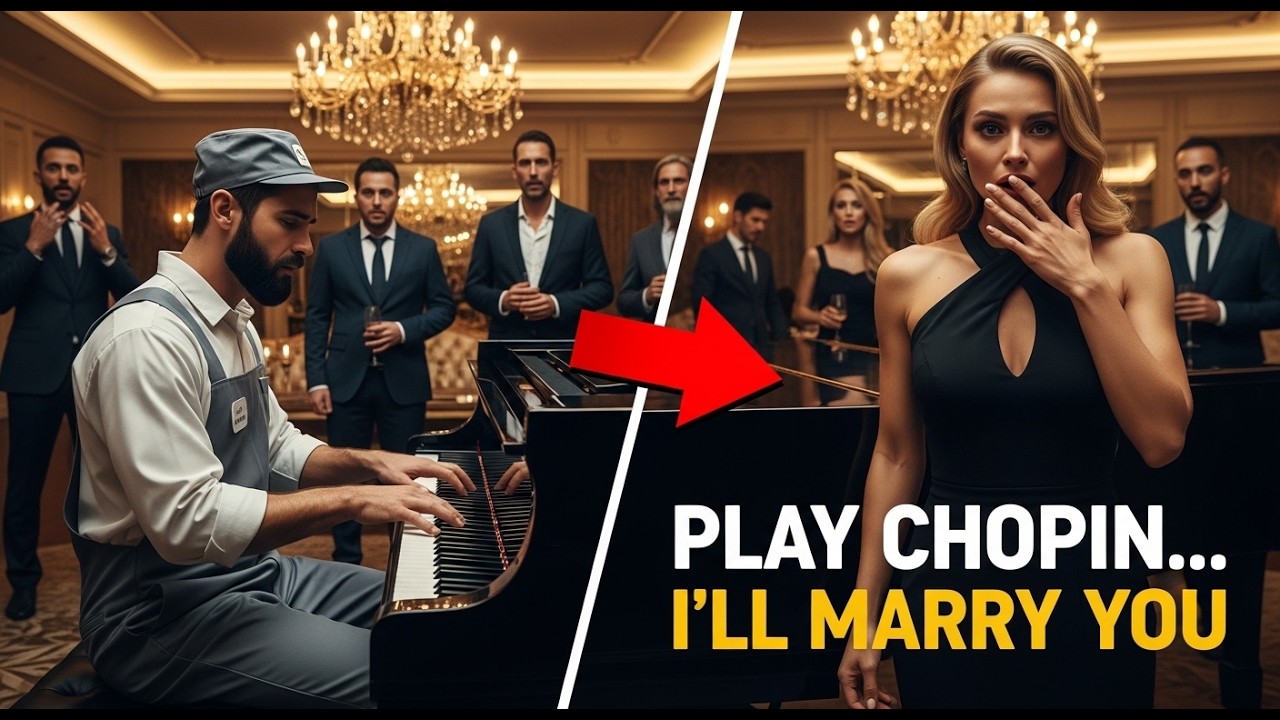 CEO Joked About Marrying a Pianist… The Janitor’s Chopin Changed Everything