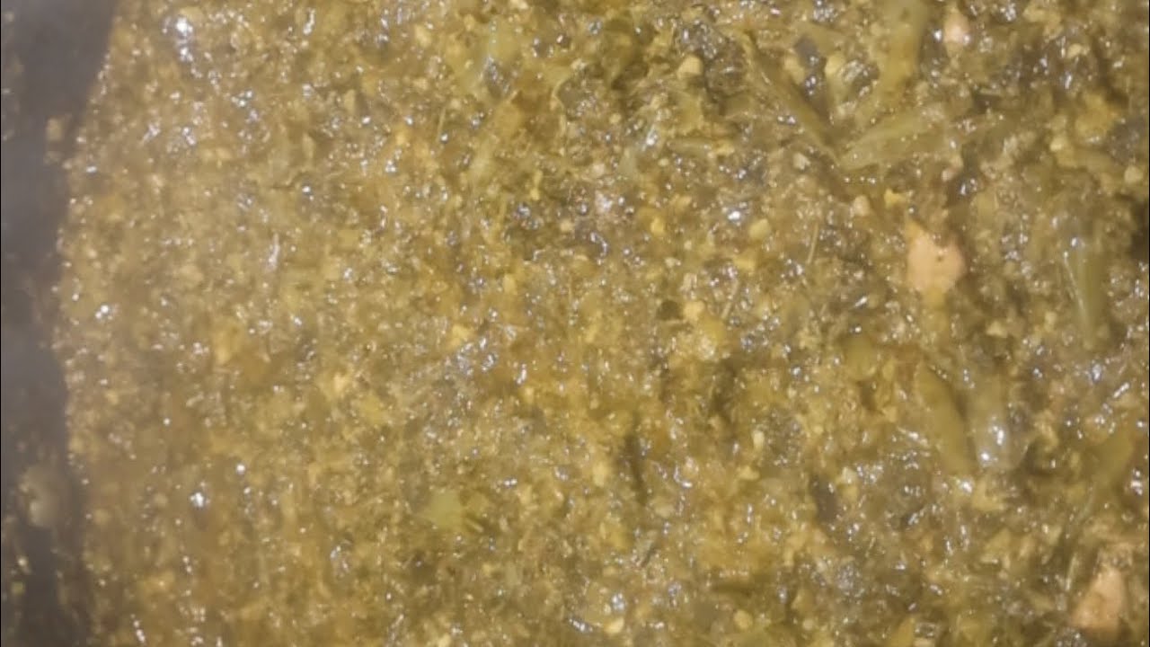 How to Cook cassava Leaves | Easy African Recipe” ( Pondu or Sombe)