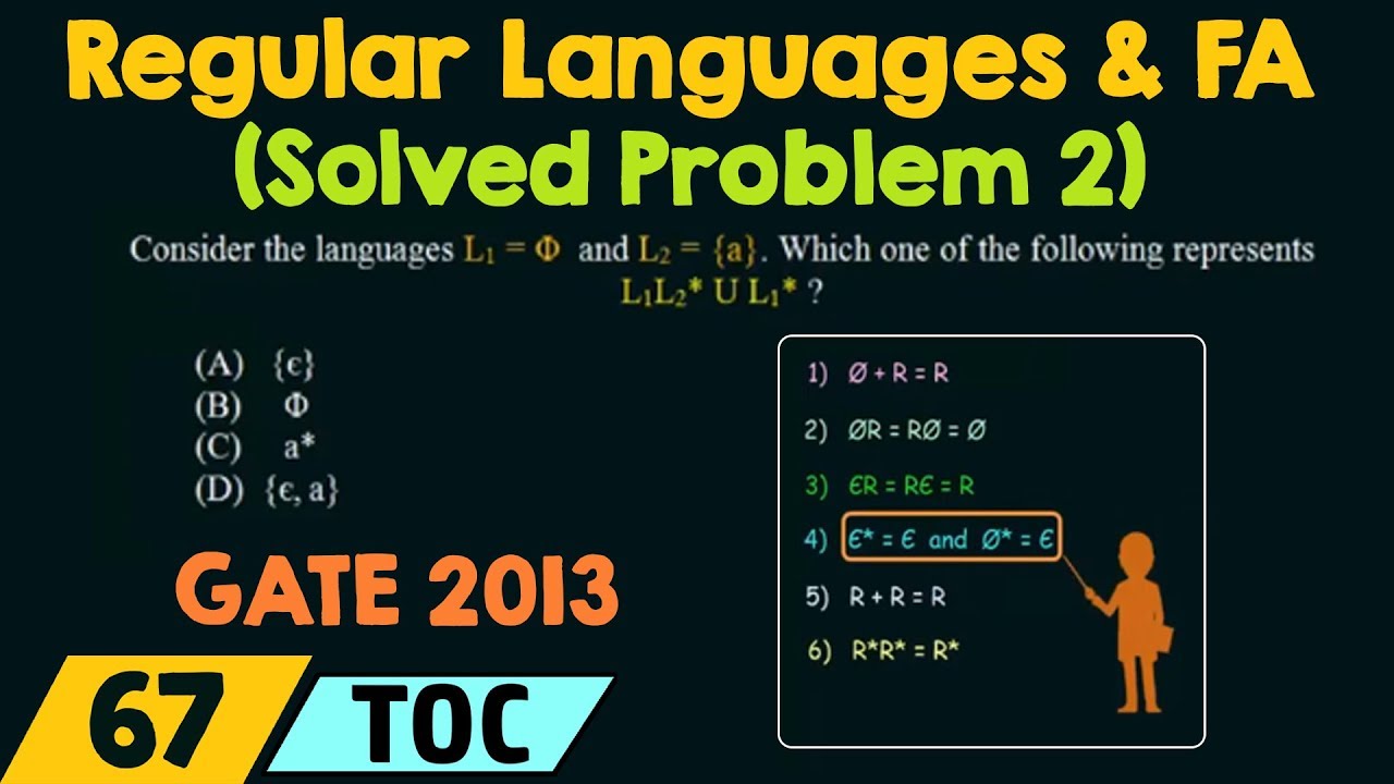 Regular Languages & Finite Automata (Solved Problem 2)