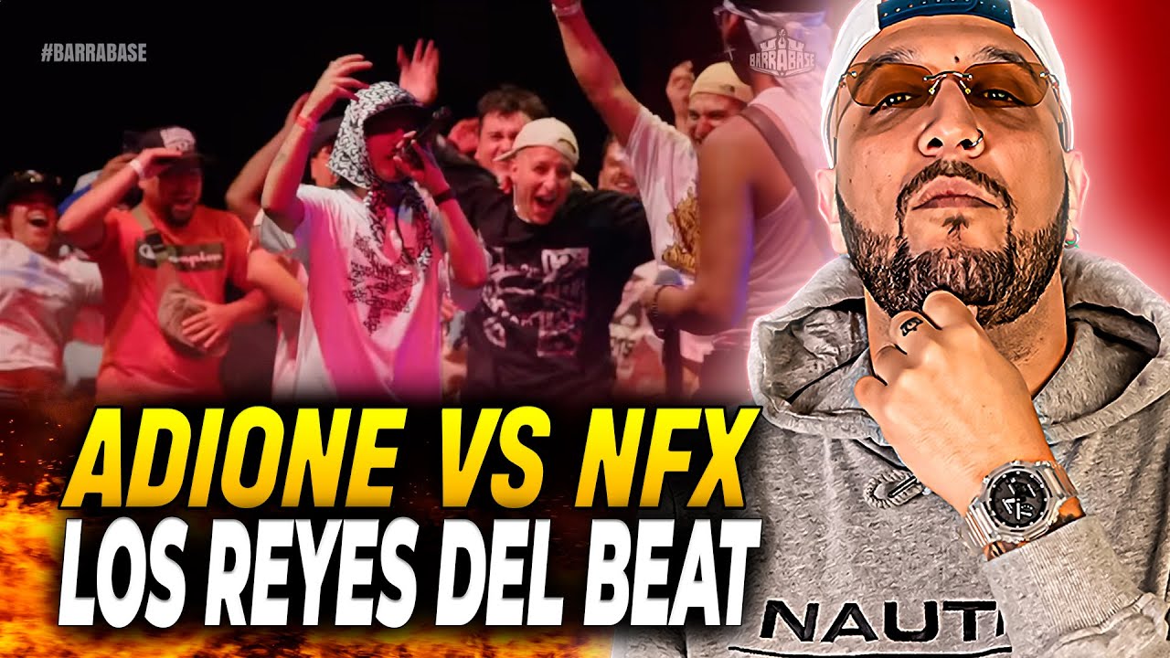 💥 RAPEROS ROMPIENDO EL BEAT 💥 | ADIONE VS NFX | BARRABASE 🇨🇱