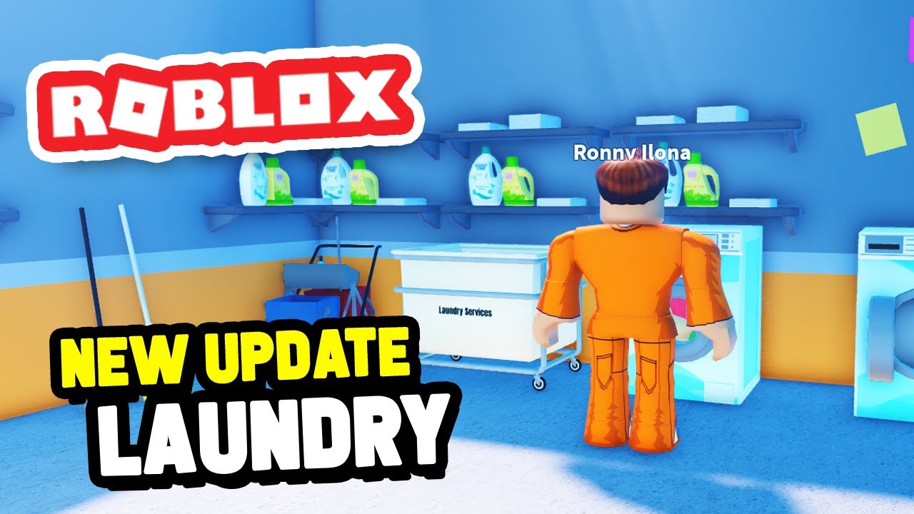 Новое обновление ПРАЧЕЧНОЙ в Roblox My Prison