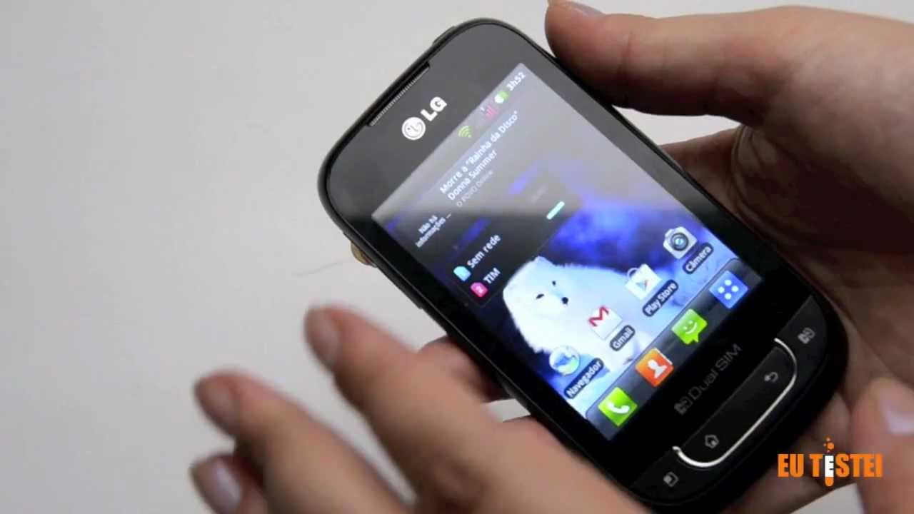 Smartphone LG Optimus Net Dual P698 - Resenha Brasil