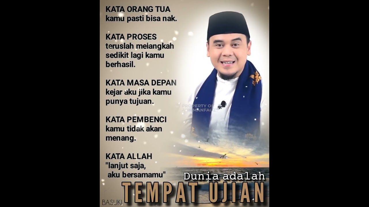 Dunia tempat ujian