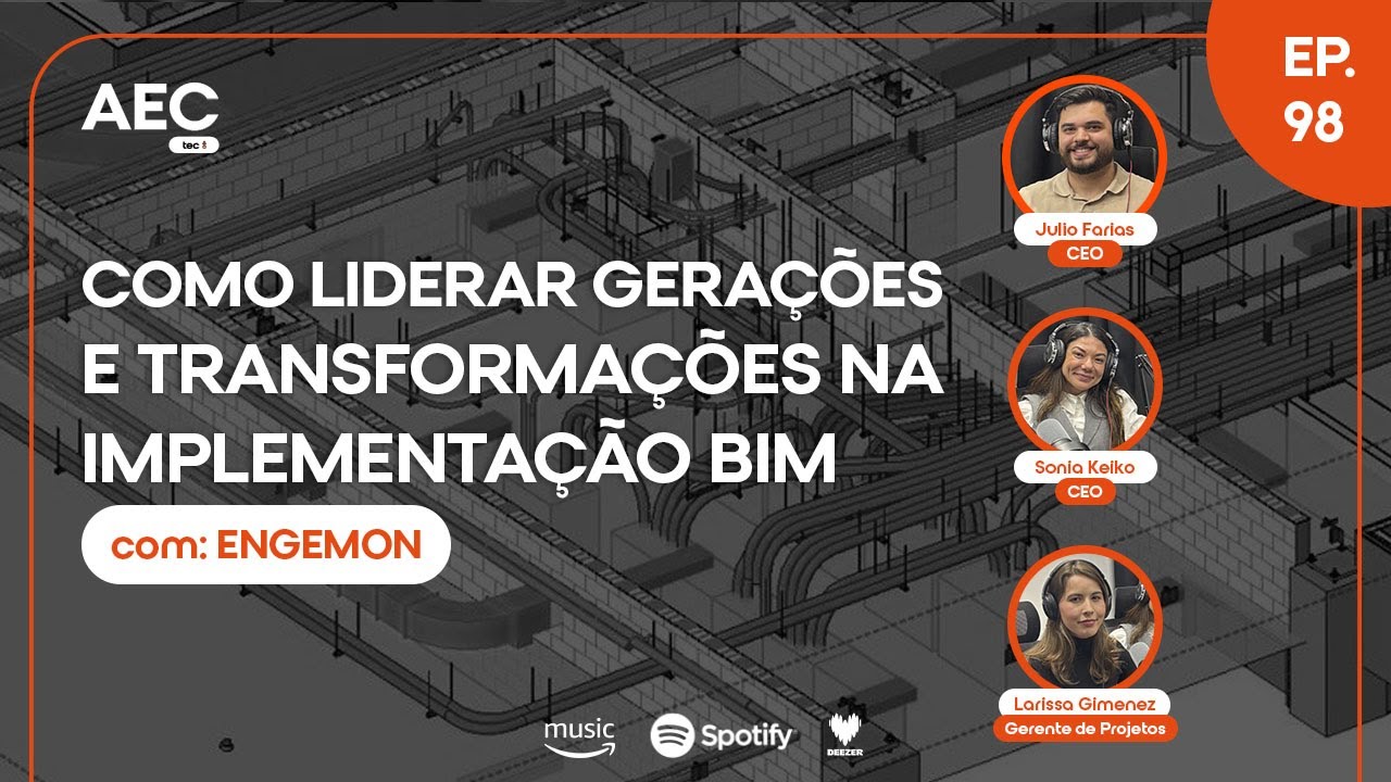 EP98| Como liderar Gerações e Transformações na Implementação BIM com Sonia Keiko e Larissa Gimenez
